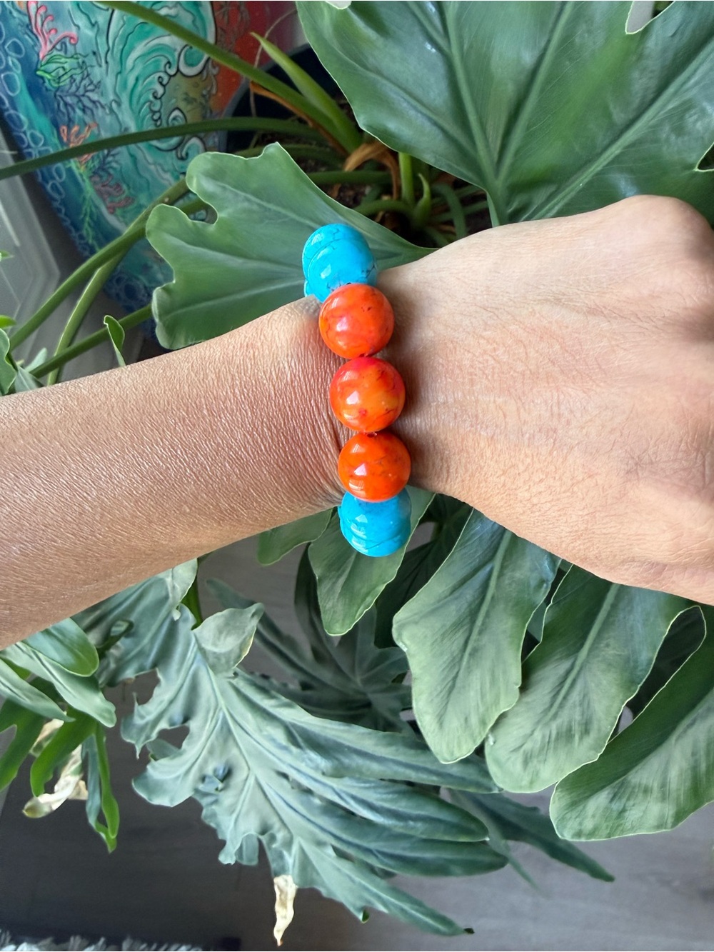 Handmade Howlite Bracelet